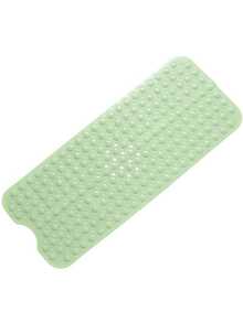 1pc Extra Long Non-Slip Bathtub Mat With Drainage Holes And Suction Cups, Soft Foot Feel, Machine Washable, Bathroom Shower Mat, Suitable For Home, Hotel And Car Travel, Multiple Colors Available - Multicolor - View 13