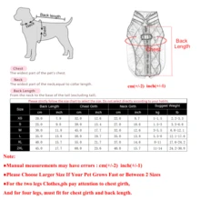 1pc Autumn/Winter Warm Pet Apparel Coat Thickened With Reflective Jacket For Pets Outdoor Windproof Clothes Suitable For Small Medium Dogs - Multicolor - View 7