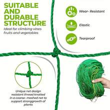 High-Quality Nylon Garden Net, Suitable For Luffa, Morning Glory, Vine Plants, Climbing Plants, Cucumber Vines, Etc., Can Be Used As Planting Support - Green - View 3