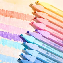 Set 3 Spidol Fluorescent Berkilau, Pena Penyorot Berkilau Halus, Pena Dekorasi Perencana, Alat Tulis Perencana yang Sangat Menarik, Ujung Lebar Aliran Tinta Halus, Cocok untuk Mencatat di Sekolah, Menyoroti Poin Penting, Dekorasi Perencana, Hadiah untuk Siswa, Teman, Teman Sekelas - Set - View 1
