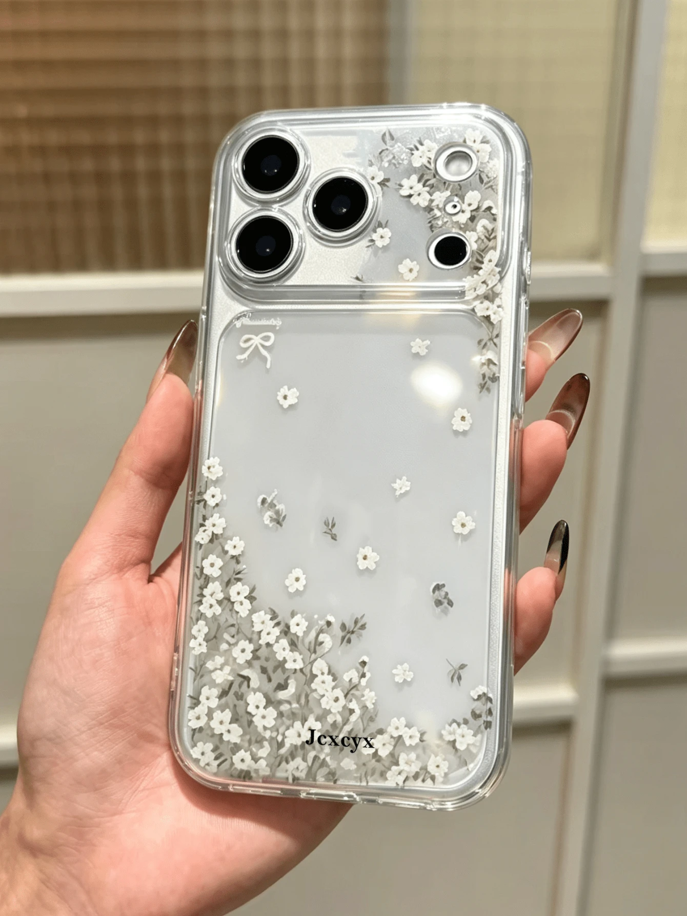 Aesthetic Tulip Floral Transparent Phone Case Compatible With IPhone 18 Pro Max 18 Pro 17 16 15 14 13 12 Pro Max Plus 11 Shockproof Protective Cover Gift