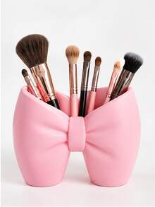 Bow-Shaped Storage Rack - Makeup Brush & Toothbrush Holder, Bathroom Accessory, Bedroom Pen & Toothbrush Display Decor. Perfect Gift For Women On Halloween And Christmas - Multicolor - View 16