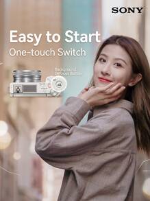 Sony ZV-E10 Black Mirrorless Camera | APS-C 24.2MP | Real-Time Eye AF | 3 Skin Softening Modes | Side-Opening Touchscreen | Optimized For Vlogging And Live Streaming - View 9