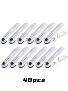 24pcs Plastic Clothes Clips, Sturdy And Durable, Suitable For Laundry, 2.36 Inch Clothespins, Seamless Design, Windproof Clips, Can Be Used To Hang Clothes, Socks, Towels, Snacks, Etc. - Multicolor - View 23