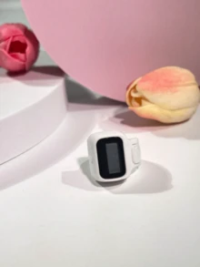 Colorful Finger Ring Thumb Counter With Electronic Digital Display, Sensitive Button One-Click Reset, Ring-Style Wearable Design, For Buddhist Prayer, Chanting, Worship Counting, Venue Crowd Counting, Button Battery Powered, Compact And Lightweight Portable Counting Tool - Multicolor - View 2