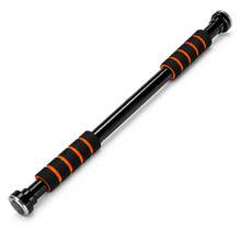 Kit 4 em 1 Fitness Para Treino Em Casa Com HandGrip Barras De Flexão Fortalecedor De Punho E Barra De Porta - Preto - Visão 6