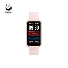 Dymonde Reloj inteligente IDB05, compatible con llamadas Bluetooth, podómetro, control de música, cámara remota, alarma, linterna, resistente al agua 3ATM, compatible con 100 tipos de deportes, compatible con teléfonos Android/iOS, compacto y portátil adecuado para hombres y mujeres - Rosa - Ver 1