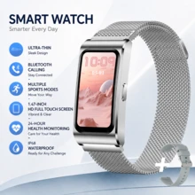 GAWSUG Ultra-Thin Smart Band 1.47" HD Bluetooth Call Fitness Tracker Men Women Heart Rate SpO2 Sleep IP68 Waterproof Watch Gift - View 12