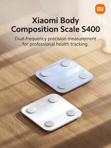 Xiaomi S400 Smart Body Fat Scale Dual-Frequency Accurate Fat Measurement | 25 Body Composition Reports + Static Heart Rate Detection | Supports APP Data Management Multiple Weighing Modes Suitable For The Whole Family - Light Blue - View 10