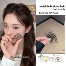 20pcs Invisible Hair Tail Styling Clips, Anti-Slip Hair Breakage Repair Clips, Elastic Hair Clips For Women, Back Head Hair Styling Accessories And Bangs Styling Tools, Multi-Functional Hair Styling Supplies, Suitable For Daily And Party Occasions Hair Styling Accessories - Multicolor - View 4