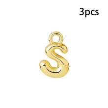 3pcs Bubble A-Z English Letter Charm Pendants, Suitable For DIY Necklace, Bracelet, Earring, Keychain, Jewelry Making Supplies, Valentine's Day Gift, Daily Versatile - Pendants - View 11