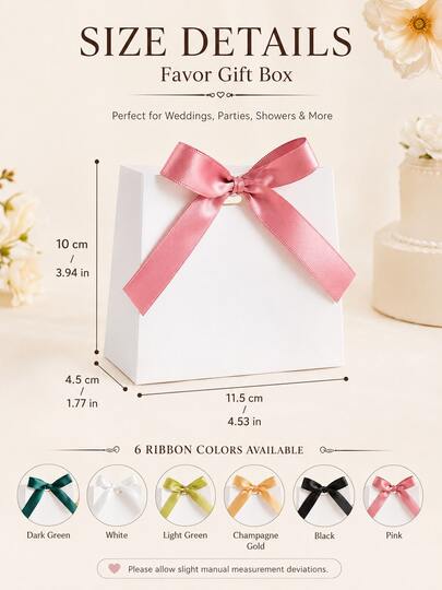 14 piezas Bolsas de regalo con decoración de lazo para boda, fiesta, pequeños regalos y embalaje