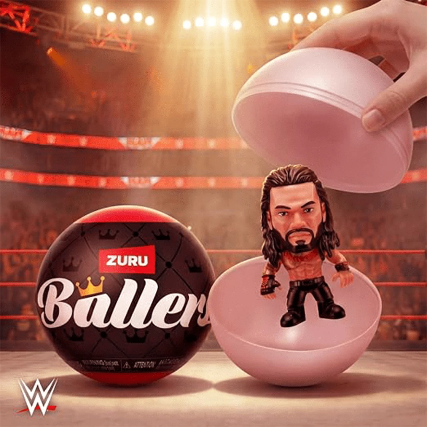 ZURU 5 Surprise Mini Mystery Ball, Mini Q-Style Wrestling Character Figure Blind Box, Collectible Display Model - Multicolor - View 1