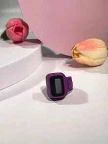 Colorful Finger Ring Thumb Counter With Electronic Digital Display, Sensitive Button One-Click Reset, Ring-Style Wearable Design, For Buddhist Prayer, Chanting, Worship Counting, Venue Crowd Counting, Button Battery Powered, Compact And Lightweight Portable Counting Tool - Multicolor - View 13