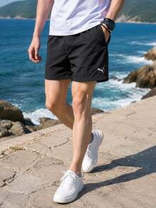 Puma Women's WARDROBE ESS A-Line Woven Shorts 3" Casual Running Shorts 639889-01 - Black - View 1