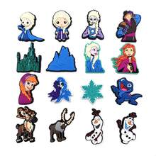 Panini Ice Princess Cartoon Shoe Charms, Soft PVC Shoe Decorations, Removable Clogs Sandals Accessories - Multicolor - View 3