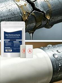 Multi-Purpose AB Repair Glue, Metal Plastic Ceramic Bonding Fast Drying Waterproof Strong Multi-Material Repair Glue, Designed To Adapt To Various Different Material Surfaces, Form Strong Crack-Free Bonding Strength, Effectively Fill Gaps And Cracks In Damaged Items. Remains Flexible And Crack-Resistant After Full Cure. Resistant To High And Low Temperature Changes. Waterproof And Mold-Resistant. Gift For Family And Friends, Back To School Gift - A - View 3