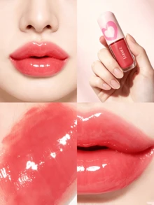 Eunarz Glitter Lip Gloss Tinted Lip Oil Balm Moisturizing Shiny Lip Care Non-Sticky Hydrating Suitable For Dry Lips - #CG05 Currant Jam - View 4