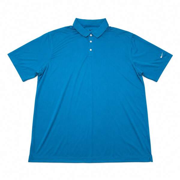 Nike Dri‑FIT Golf 高爾夫翻領 Polo 短袖 T 恤 湖藍基礎款 男款