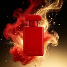 رذاذ عطر قوي بنوتة عطرية أنيقة وعميقة، بروفايل عطري متعدد الاستخدامات من الفواكه الطازجة إلى الخشب الدافئ، زجاجة عطر حمراء مطفية أنيقة - رسم الزهر - مشاهدة 9