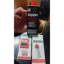 Pack Zippo 4oz Mecha y Pedernales repuestos para encendedor de mechero Combustible - Ver 4
