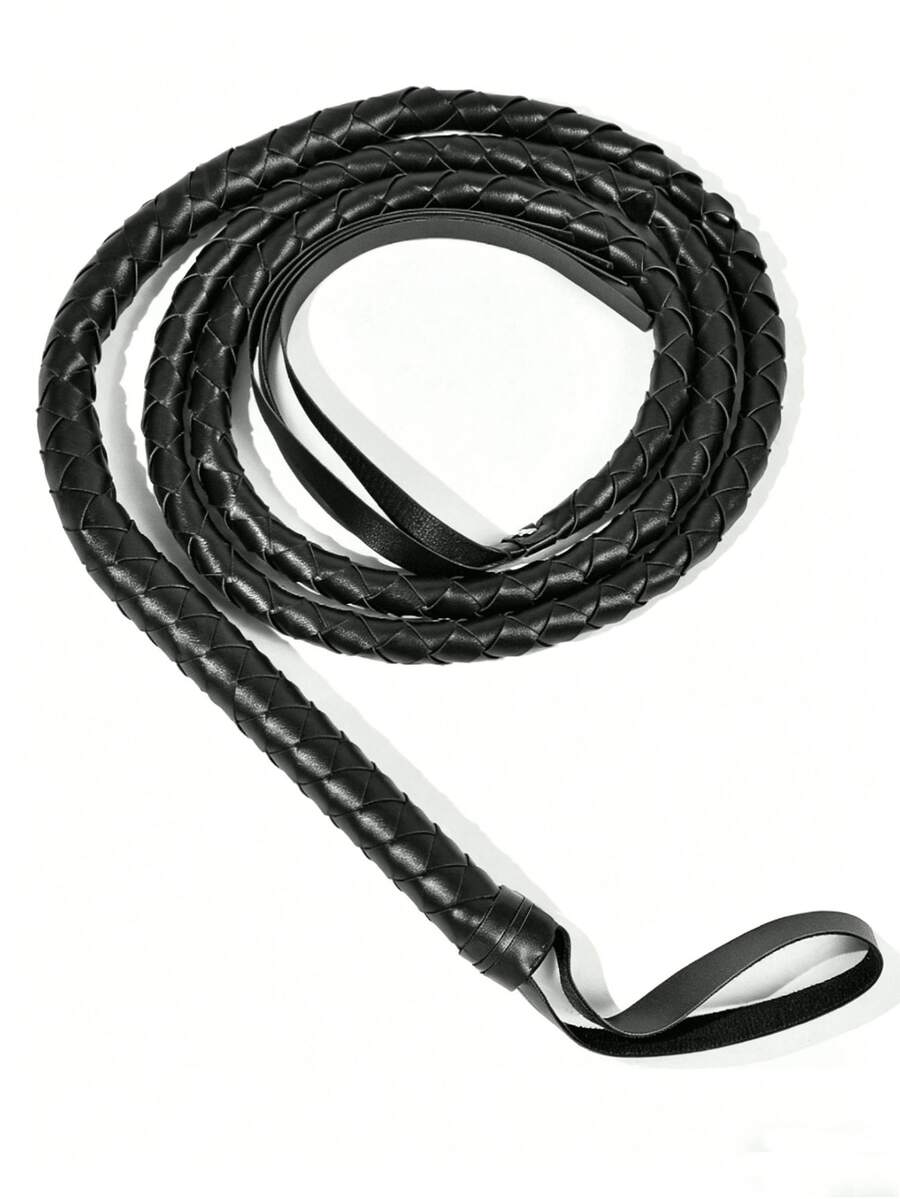 Heavy-Duty Western Cowboy Whip With Ergonomic Handle And Whip Ring, Long Shaft Design, Suitable For Ballroom Dancing, Outdoor Horse Racing, Western Riding, Equestrian Training And Rodeo, Durable Multi-Function Training Whip With Realistic Cracking Sound - Multicolor - View 1
