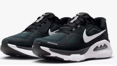 Sepatu Lari Nike Structure Plus Classic Comfort, Breathable Support, Rebound, Pria, Ungu/Hijau