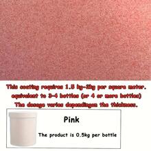 0.5kg Self‑Leveling Epoxy Colored Sand Floor Coating, 8 Colors, Wear‑Resistant Anti‑Slip Marble‑Style Finish, Indoor & Outdoor Professional Flooring - Pink - View 8