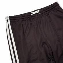 Adidas Performance Three-Stripe Drawstring Straight-Leg Sweatpants Black/Brown Classic Unisex - Brown - View 4