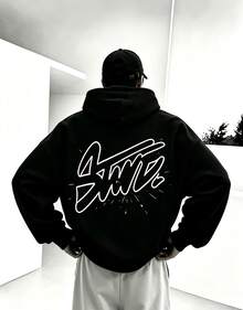 Men Hoodies - Apricot - View 2