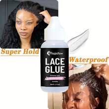 Transparent Lace Wig Glue - Waterproof, Extreme Hold, Invisible, Clear Texture, Quick Dry & Easy Removal - Hair Adhesive For Women Hair System - 38ml - View 3