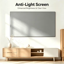 Anti-Light 4K Daytime Direct Projection Home High-Definition Projector Screen For Bedroom And Living Room, No-Drill Easy Installation - Anti-light Screen - View 18