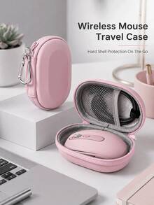 1pc Mouse Storage Bag, Multi-Functional Data Cable Organizer, Digital Accessories Storage Pouch, Anti-Collision Power Bank Plug And Mouse Protective Case, Wireless Mouse Storage Protective Shell, Portable Storage Bag - Multicolor - View 2