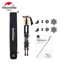 Naturehike Outdoor Carbon Fiber Trekking Pole With External Lock And Dual Tips Mountaineering Equipment Ultra-Light Portable Hiking Stick - Multicolor - View 13