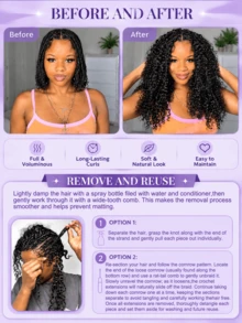 Y WIGS 55g Miracle Knots Feather Crochet Human Hair For Boho Braids Body Wave Lightweight Reusable 100% Remy Human Crochet Hair Extensions 55 G/ Bundle 14-22 Inch DIY Protective Style For Women Seamless Natural Color Can Be Dyed And Permed - SNatural - View 8