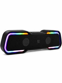 Bocina Bluetooth Portátil con Luces RGB Multicolor, Altavoz Inalámbrico con Sonido Potente y Graves Claros, Diseño Moderno para Fiestas, Karaoke, Reuniones con Amigos, Hogar y Viajes, Conexión Estable y Batería Recargable para Disfrutar tu Música Favorita en Cualquier Lugar - Ver 3