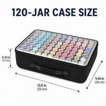 New 60/120 Grid Diamond Painting Storage Box Set, For Adults, Upgraded Transparent Lid, Portable Bead Storage Box, Suitable For Diamond Painting Accessories And Tools - View 3