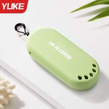 Yuke 1pc Portable Swim Goggle Case, Hard Shell Protective Storage Box With Carabiner Clip & Ventilation Holes For Swimming - Multicolor - View 11