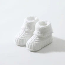 1set Baby Shower Table Decorations Crochet Knitted Baby Booties Bulk Newborn Announcement Boho Table Centerpieces Neutral Gender Reveal Party Decor - Multicolor - View 11