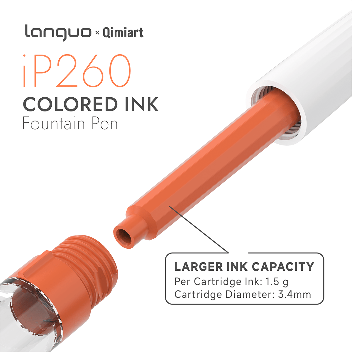 1pc Colorful Ink Fountain Pen Set, Dopamine Multi-Color Ink Cartridge Fountain Pens, 4pcs/Box Gift Set For Students, Calligraphy, Journaling, Drawing, Colored Ink Pens With Replaceable Cartridges, Colorful Nibs For Writing, Note-Taking, Marking, Handmade Gift Stationery - Fountain Pen Set - View 2