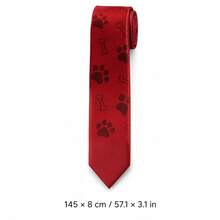 Customized Photos And Name Ties, Personalized Pet Photo Ties For Men, Gifts For Father's Day, Birthday, Wedding, Office Attire And Daily Wear. - Multicolor - View 14
