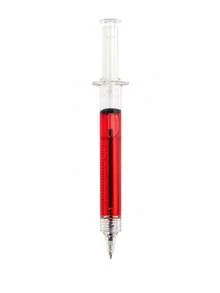 Halloween Style Creative Syringe Ballpoint Pen, Combining Fun Medical Elements With Festive Atmosphere, Unique Syringe Design With Transparent Pen Barrel And Vibrant Ink, Eye-Catching And Desktop Stationery. Realistic Syringe Appearance Full Of Creativity, Comfortable Grip, Smooth Writing, Suitable As Student Daily Writing Pen, Creative Gift Or Party Favor. Compact And Portable Design, Can Be Carried In Pen Bag Or Backpack, Perfect For Halloween Theme Party Office Desk Decoration And Fun Collection - Multicolor - View 11