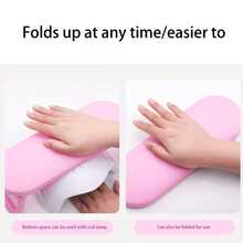 Foldable Plastic Nail Pillow, Minimalist Russian Style Nail Hand Rest, Nail Support Pillow, Portable Nail Salon Hand Rest - Multicolor - View 3