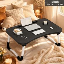 Portable Foldable Laptop Desk Tray With Cup Holder, For Bed/Sofa/Floor, Multipurpose Laptop Table Stand For Meal And Work, Suitable For Small Space - Multicolor - View 14