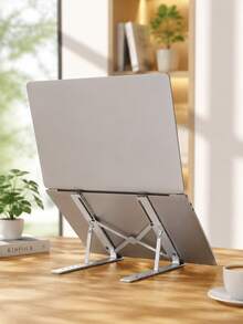 1 buah Dudukan Laptop, Dudukan Laptop Lipat dan Dapat Diatur untuk Meja, Dudukan Laptop Lipat & Dapat Diatur, Dudukan Meja untuk Cooler Pad Notebook, Dudukan Tablet Portabel Universal yang Dapat Diatur, Cocok untuk Semua Laptop - beraneka warna - View 1