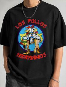 Men Swim Cover-Ups - Black - View 2
