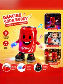 Enlightenment Toy, Built-In Battery + USB Cable Included, Interactive Dancing Toy With Music, Suitable For Children 2 Years And Older, Music And Stunt Performance Design, Ideal Gift For Boys And Girls For Birthdays, Holidays Or Christmas, Musical Dancing Crawling Baby Toy - Multicolor - View 4