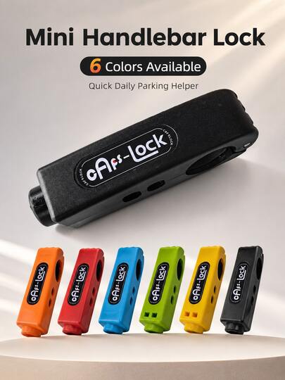 Verrou de guidon universel anti-vol (verrou de poignée de gaz/frein) ; convient aux trottinettes électriques, motos, vélos et vélos électriques. Conception portable, installation facile ; s'adapte universellement aux vélos, motos et trottinettes.