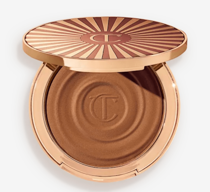 Charlotte Tilbury CT Sun-Kissed Bronzer 21g | Güzel Cilt Bronzerı Yumuşak Odaklı Bronz Işıltı Krem Dokusu Uygulama Sırasında Eriyerek Doğal Kontür Sağlar Yüzü Kirletmeden Ten Rengini Güzelleştirir Tüm Cilt Tipleri İçin Uygun