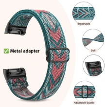 1Pc Elastic Nylon Wristbands Compatible With Charge 6 Bands/ Charge 5 Bands,Elastic Adjustable Sport Replacement Wristbands For Men Women - For  Charge 6/5 - View 4